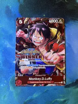 2023 One Piece Luffy P-036 Winner Pack Vol. 5 Promo - Image 1