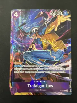 Trafalgar Law (Illustration Box Vol.6) P-093 One Piece Promotion Cards Foil - Image 1