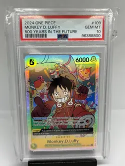 One Piece OP07-109 Monkey D. Luffy SR PSA 10 (ENG) - Image 1