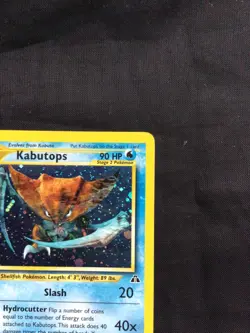 Pokemon Cards: Neo Discovery 1st Edition Rare Holo: Kabutops 9/75 - Image 4