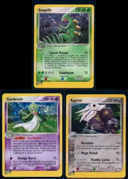 Pokemon EX RUBY&SAPPHIRE - 3 Holo Cards Bundle - ENG - Near Mint - Image 1