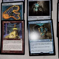 Custom COMMANDER DECK 100 English MTG Cards. **Sai Master Thopterist ARTIFACTS* - Image 4