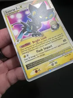 Luxray GL Lv.X 109/111 Rising Rivals Holo SWIRL NM vintage Pokemon Card - Image 4