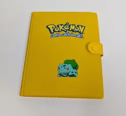 Pokemon Card Binder Yellow Gotta Catch 'Em All Bulbasaur - Image 1