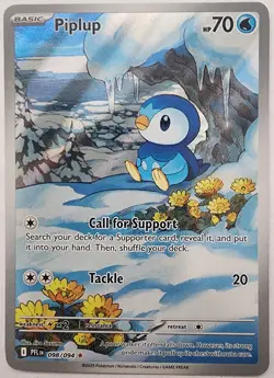 Pokemon Trading Card TCG Piplup Full Art Holo 098/094 Nintendo 2025 - Image 1