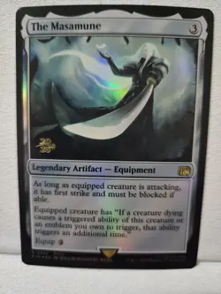 Final Fantasy Masamune Foil Card Magic: The Gathering Prerelease NM - Image 1