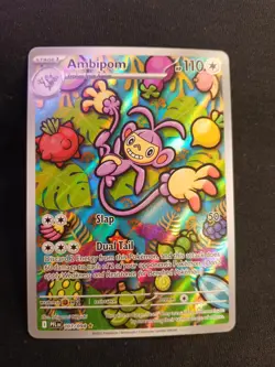 Ambipom 107/094 - Rare Holo - Phantasmal Flames - NM Pokemon Card - Image 1
