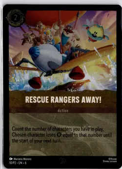 Disney Lorcana Rescue Rangers Away! 10/P2 Foil Promo Card Trading Card - Image 3