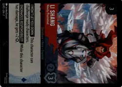 Li Shang 22/P2 Disney Lorcana TCG DE 7 DT Promo Holo Foil Trading Card TCG - Image 5