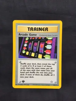 Pokemon Cards: Neo Genesis 1st Edition Rare: Arcade Game 83/111 - Image 1