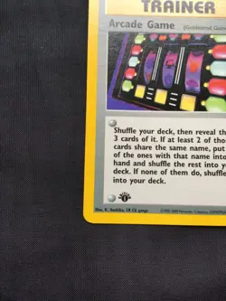 Pokemon Cards: Neo Genesis 1st Edition Rare: Arcade Game 83/111 - Image 5