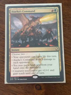 Atarka's Command #213 Dragons of Tarkir Card Magic: The Gathering - Image 3