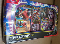Pokemon TCG: Mega Lucario ex Figure Collection 1 Etched Foil Promo Card - Image 2