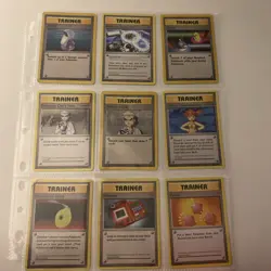 Pokemon TCG Base Set Trainer Card Lot-Trainers + Items- Lightly Played - Image 1