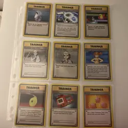 Pokemon TCG Base Set Trainer Card Lot-Trainers + Items- Lightly Played - Image 2
