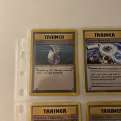 Pokemon TCG Base Set Trainer Card Lot-Trainers + Items- Lightly Played - Image 3