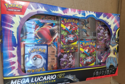 Pokemon TCG: Mega Lucario ex Figure Collection 1 Etched Foil Promo Card - Image 1