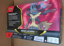 Pokemon TCG: Mega Lucario ex Figure Collection 1 Etched Foil Promo Card - Image 2
