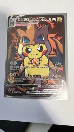 Charizard Pikachu Fan Art Pokemon Card - Image 1