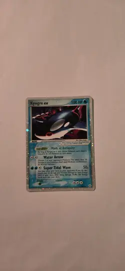 Pokemon TCG Hidden Legends Kyogre EX 94/101 Holo Ultra Rare Vintage Card - Image 1