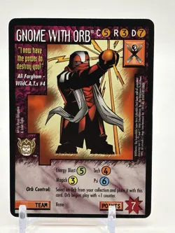 Wildstorms CCG Gnome With Orb Ultra Rate Chase Card Limited Image DC Comics - Image 1
