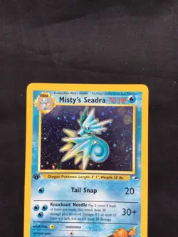 Pokemon Cards: Gym Heroes 1st Edition Rare Holo: Misty's Seadra 9/132 - Image 2