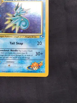 Pokemon Cards: Gym Heroes 1st Edition Rare Holo: Misty's Seadra 9/132 - Image 5
