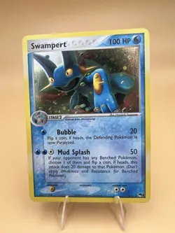 Swampert 5/17 NM Holo RARE POP Series 1 Promo Pokemon Card 2006 - Image 1