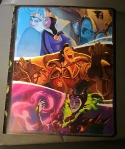 Disney Lorcana The First Chapter Villains Binder for 252 Cards BONUS Evil Queen - Image 1