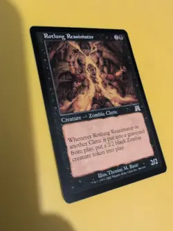 Rotting Reanimator. Zombie Cleric Magic the Gathering Card. Onslaught. Rare - Image 4