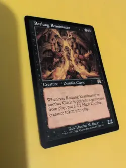 Rotting Reanimator. Zombie Cleric Magic the Gathering Card. Onslaught. Rare - Image 5