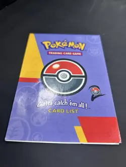 1999 Pokemon TCG - Wizards of the Coast Vintage Card Lists Theme Deck Inserts - Image 4