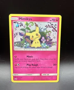 Pokemon Mimikyu TCG Scarlet & Violet SM163 Holo Promo Card Near Mint Condition - Image 1