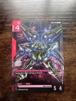 Kshatriya GD01-044 Pack Fresh LR+ Holo Foil Card English, Newtype Rising Gundam - Image 1