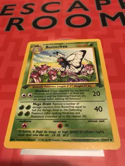 Pokemon Card - Butterfree Jungle 33/64 Uncommon 1st Edition - Image 1