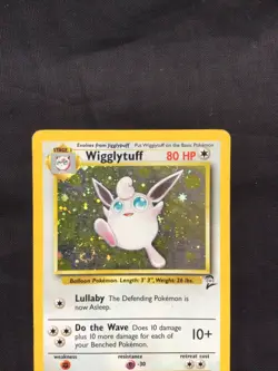 Pokemon Cards: Base Set 2 Rare Holo: Wiiglytuff 19/130 - Image 2