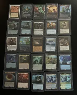 Magic The Gathering LOT 25 Cards MTG - ALL IN TOP LOADERS - Image 1