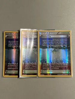 3x Parallel City 145/162 - Pokemon Breakthrough XY Reverse Holo Uncommon Card LP - Image 1