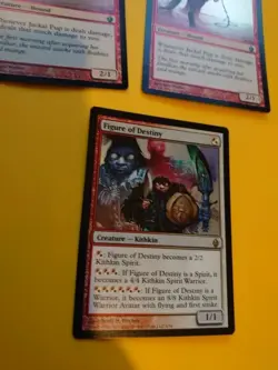 Jackal Pup x2 & Figure of Destiny Premium Deck FOILS MTG 3 Card. - Image 2