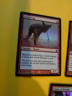Jackal Pup x2 & Figure of Destiny Premium Deck FOILS MTG 3 Card. - Image 3