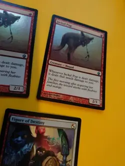Jackal Pup x2 & Figure of Destiny Premium Deck FOILS MTG 3 Card. - Image 5
