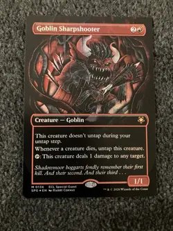 Magic MTG - Goblin Sharpshooter (Borderless) Foil - Special Guests - Image 1