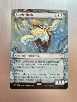 Sunderflock - 309 - MTG: Lorwyn Eclipsed - Fable Frame - Showcase - Regular - Image 1