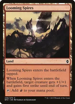 Looming Spires 238 MTG NM - Battle for Zendikar - Image 1