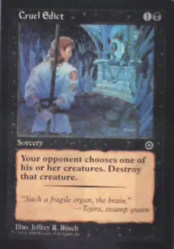 Cruel Edict - Portal Second Age: #67, Magic: The Gathering Nm R110 - Image 1