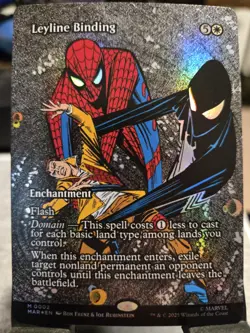 FOIL Leyline Binding - #002 Mythic Marvel's Spider-Man MARVEL Universe - Image 1