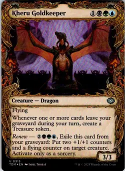 Magic | TDM | Kheru Goldkeeper (Showcase) | 313 | Foil | NM - Image 1