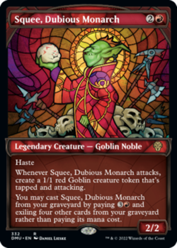 Squee, Dubious Monarch - Textured Foil - Dominaria United - NM-Mint - MTG - Image 1