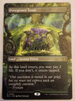 Overgrown Tomb (Borderless) Lorwyn Eclipsed Regular Rare NM+ - Image 1