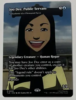MTG Avatar: TLE Sakashima of a Thousand Faces Legendary Creature MYTHIC REG 0018 - Image 1